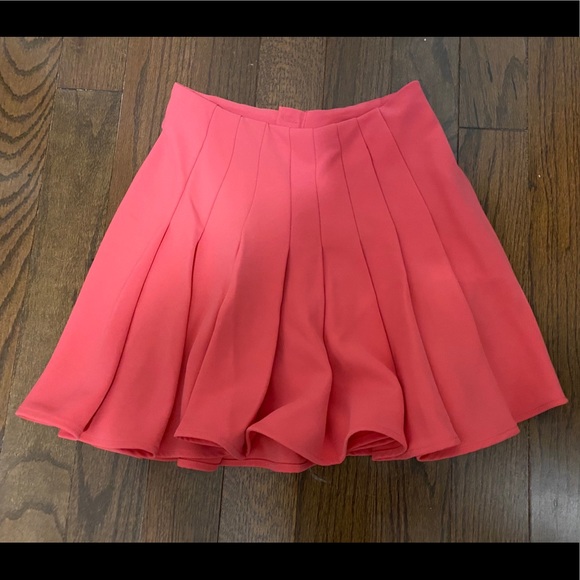 Hot Pink H&M Pleated Skirt - Picture 1 of 3